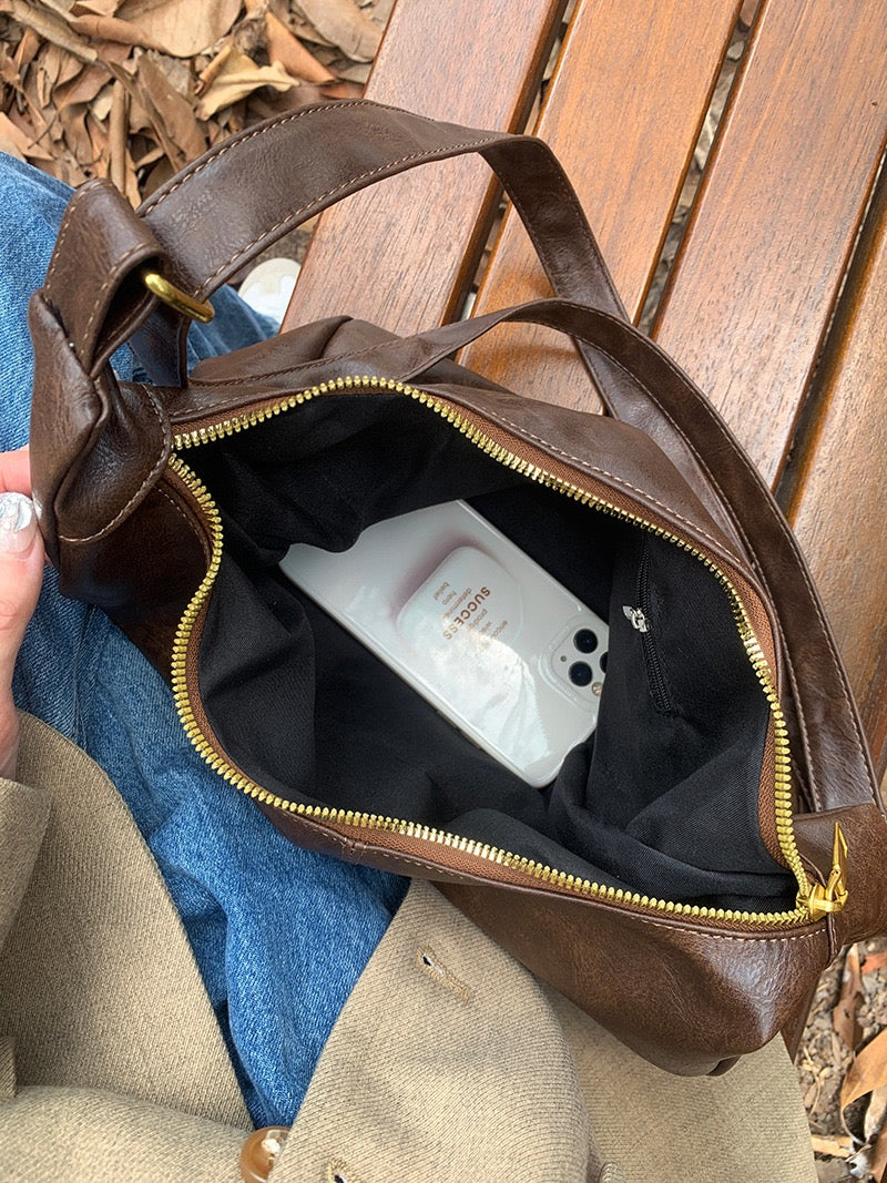 Valentina Leather Shoulder Bag