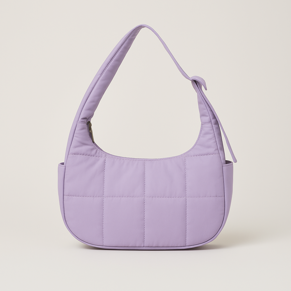 Crescent Shoulder Puffer Bag
