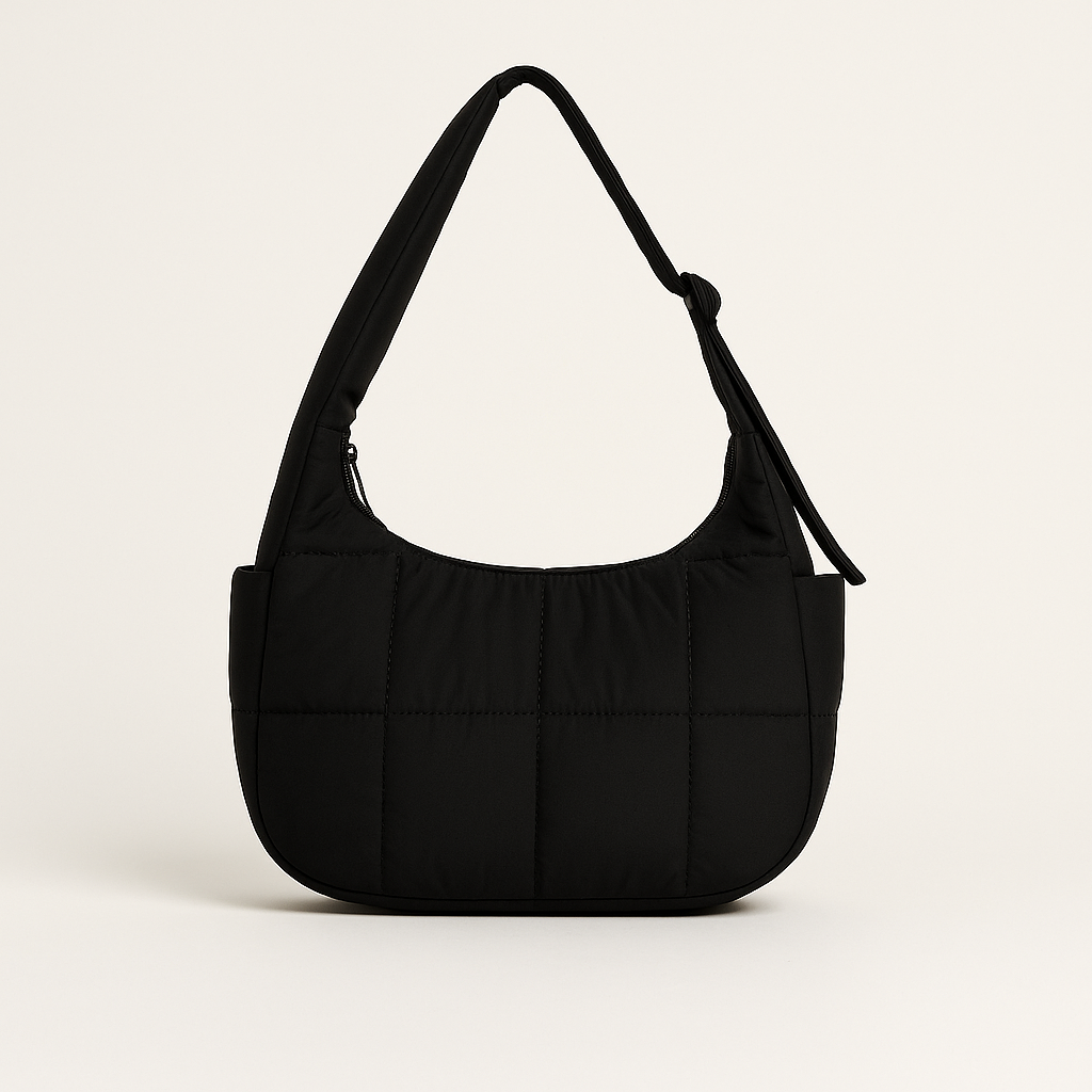 Crescent Shoulder Puffer Bag