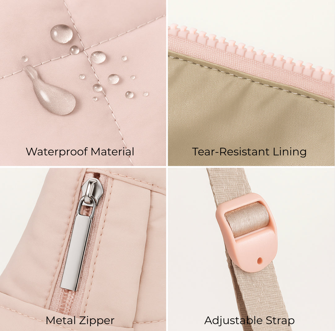 Crescent Shoulder Puffer Bag