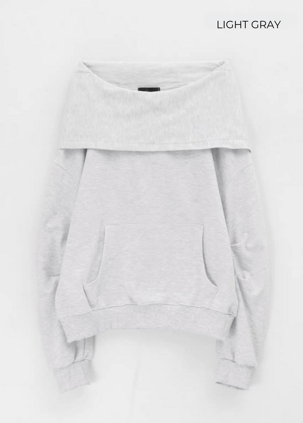 Oversized Foldover Hoodie
