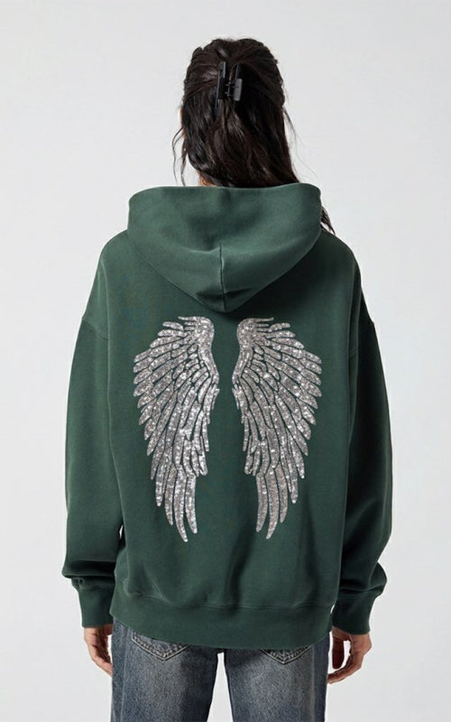 Embellished Wing Hoodie