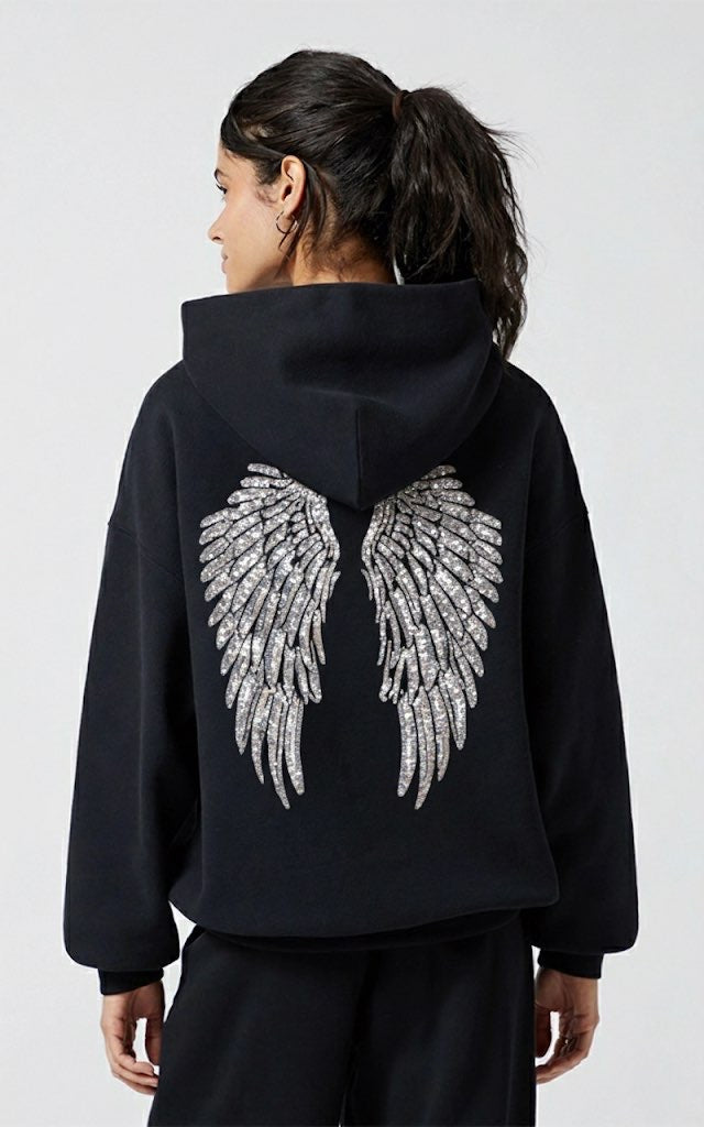 Embellished Wing Hoodie